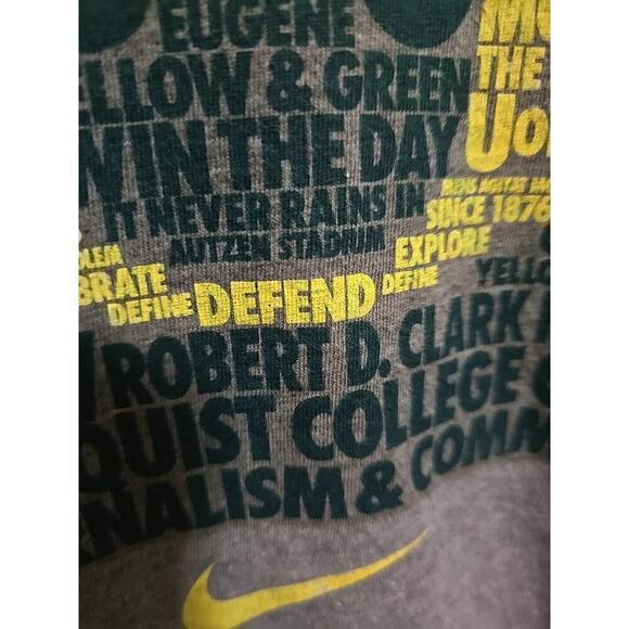 Nike University of Oregon Ducks NCAA Center Swoosh Short Sleeve T Shirt - Small - Picture 13 of 15